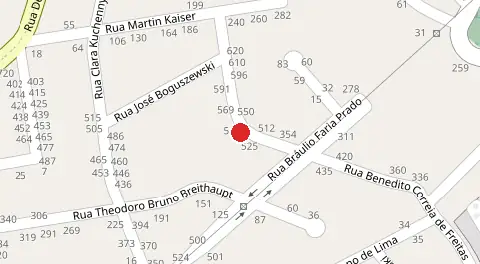 Mapa da localização