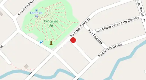 Mapa da localização