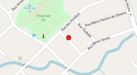 Mapa da localização