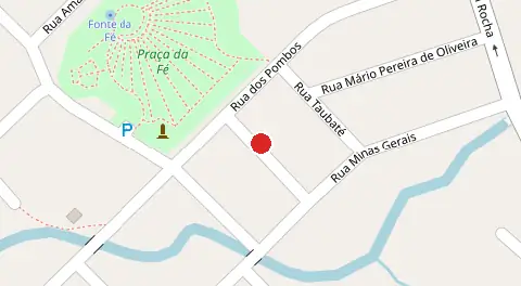 Mapa da localização