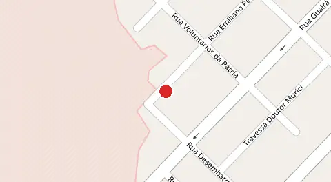 Mapa da localização