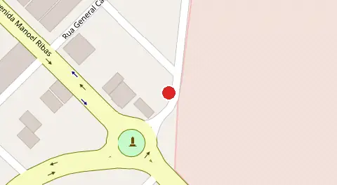 Mapa da localização