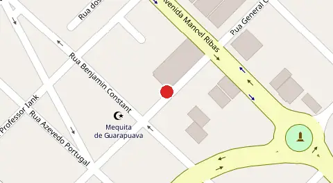 Mapa da localização