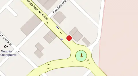 Mapa da localização