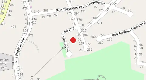Mapa da localização