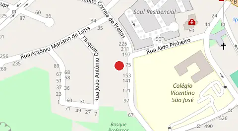 Mapa da localização