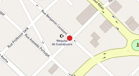 Mapa da localização