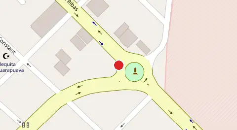 Mapa da localização