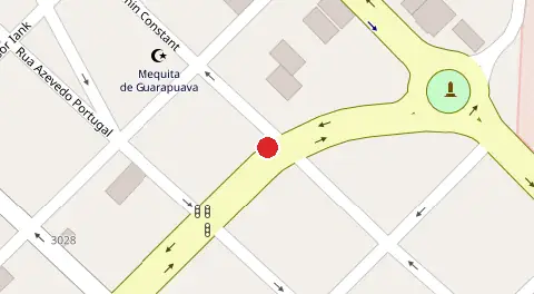 Mapa da localização