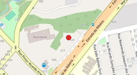Mapa da localização