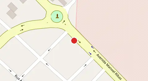 Mapa da localização