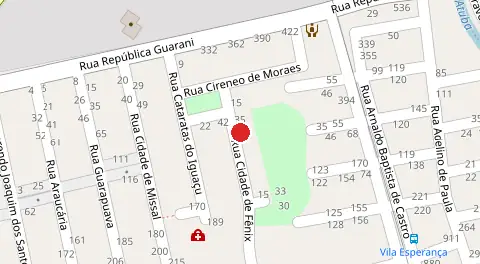 Mapa da localização