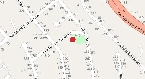 Mapa da localização