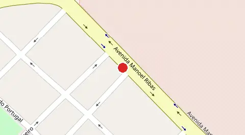 Mapa da localização