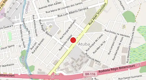 Mapa de Vila Miracema