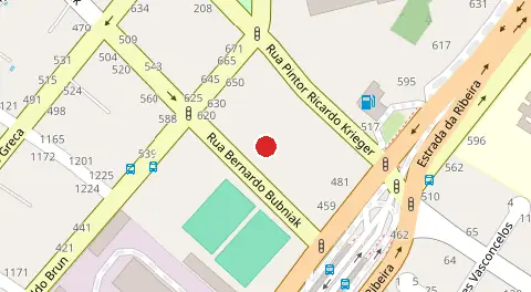 Mapa da localização
