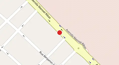 Mapa da localização