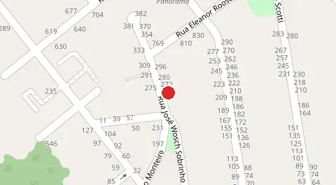 Mapa da localização