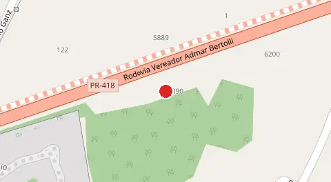Mapa da localização