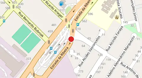 Mapa da localização