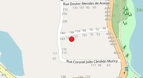 Mapa da localização
