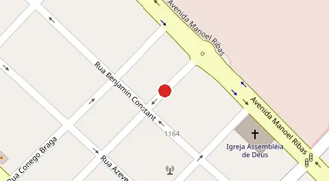 Mapa da localização