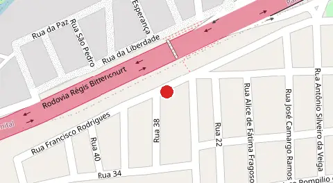 Mapa da localização