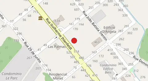 Mapa da localização