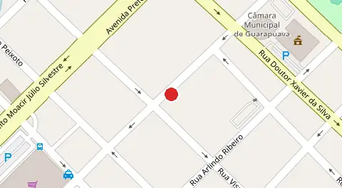 Mapa da localização
