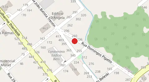 Mapa da localização