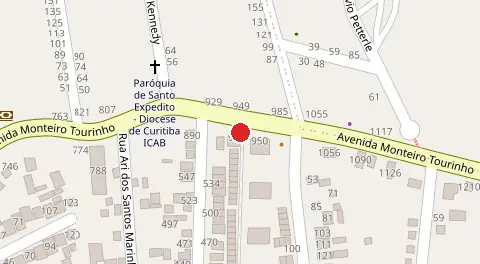 Mapa da localização