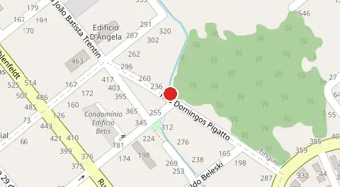 Mapa da localização