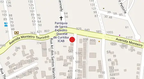 Mapa da localização