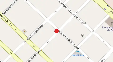 Mapa da localização