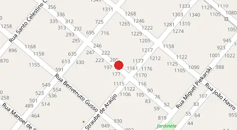 Mapa da localização