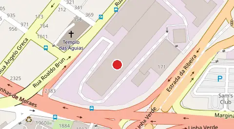 Mapa da localização