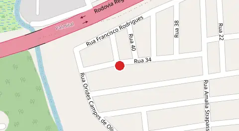 Mapa da localização