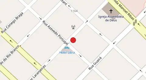 Mapa da localização