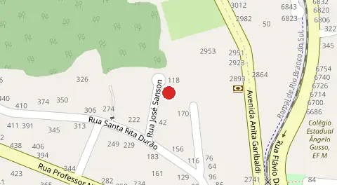 Mapa da localização