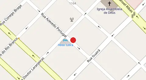 Mapa da localização