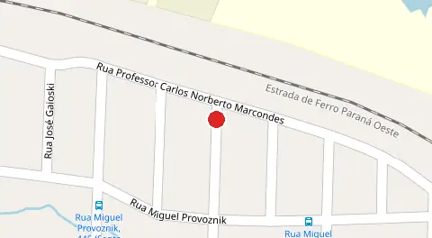 Mapa da localização