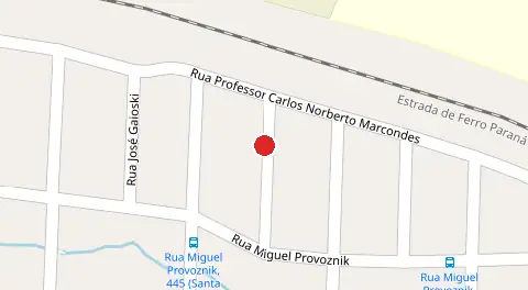 Mapa da localização