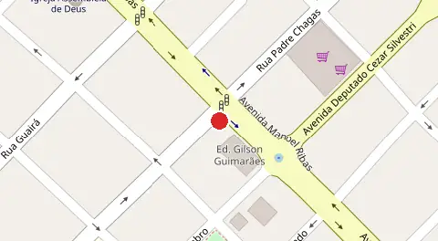Mapa da localização