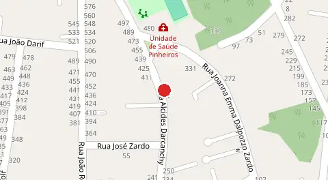 Mapa da localização