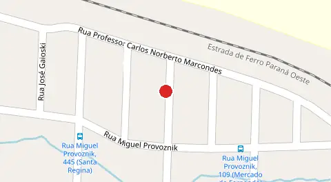 Mapa da localização