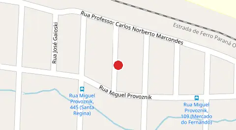 Mapa da localização