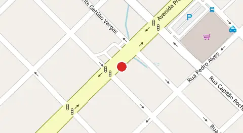 Mapa da localização