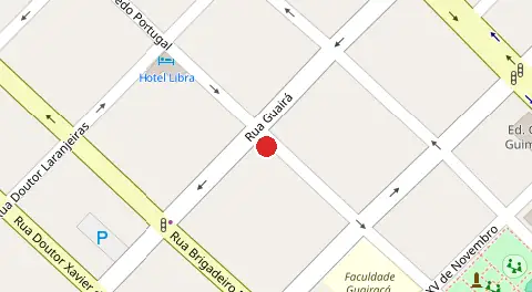 Mapa da localização
