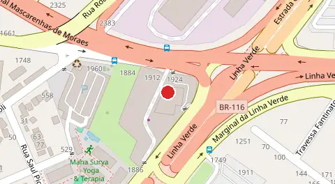 Mapa da localização