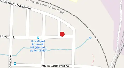 Mapa da localização